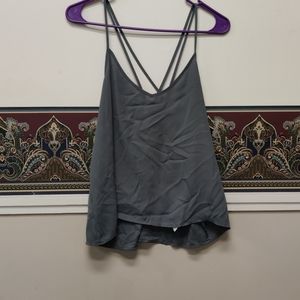 Grey Hollister tank top.